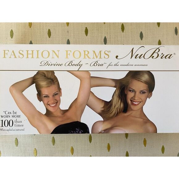 Authentic Fashion Forms NuBra Divine Body Bra Backless Bra Nude‎ Sz C New in Box